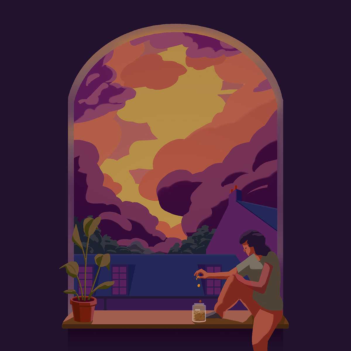 'Put a Pound in the Sorry Jar' - illustration by Ben Harley.